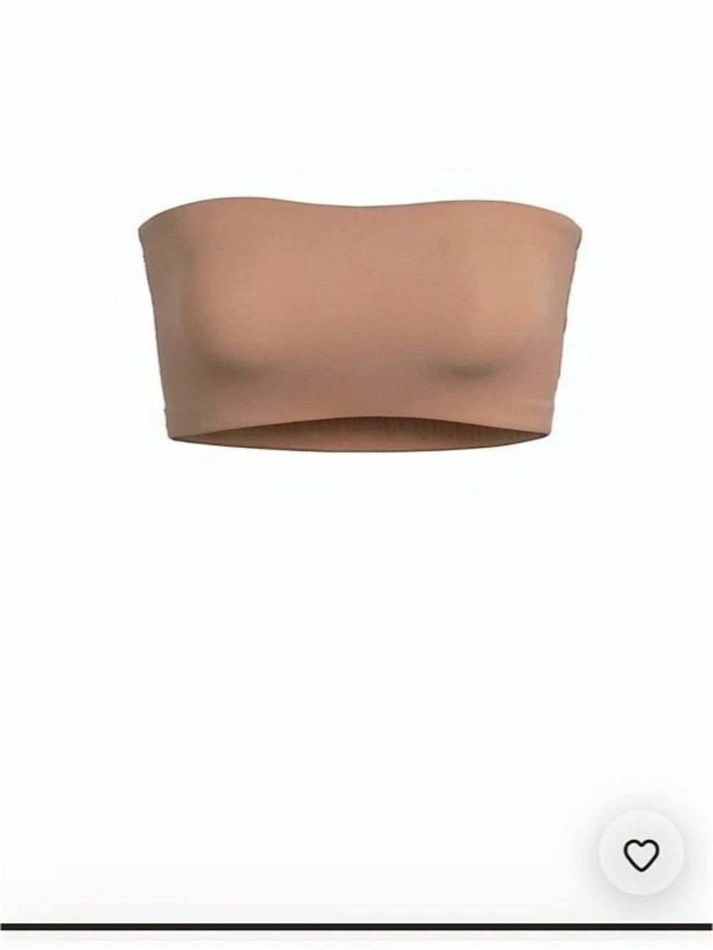 SKIMS Fits Everybody Bandeau Strapless in Sienna size XXL